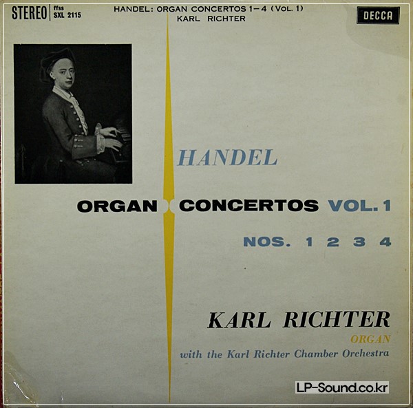 HANDEL - ORGAN CONCERTOS VOL.1 SXL 2115