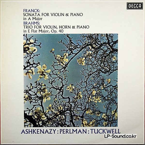 FRANCK BRAHMS PERLMAN DECCA WIDE BAND WB MADE IN ENGLAND BY SXL 6408