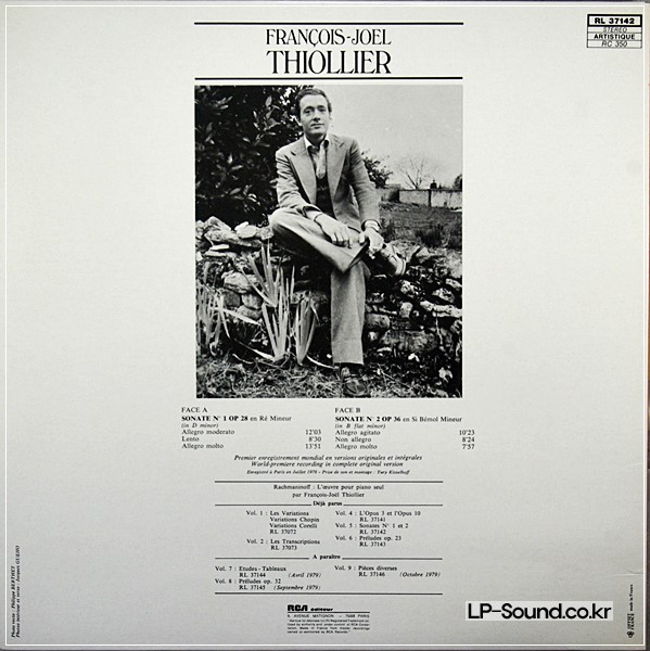 RACHMANINOFF*:FRANCOIS-JOEL THIOLLIER–SONATES № 1 & 2