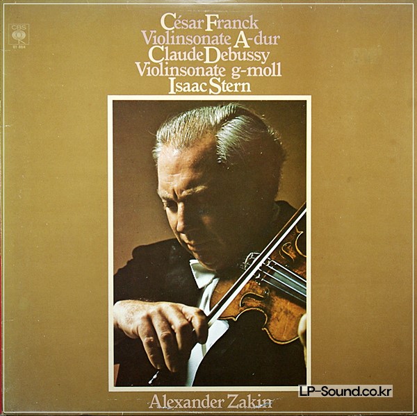 FRANCK & DEBUSSY VIOLIN SONATAS ISAAC STERN, ZAKIN PIANO CBS 61864