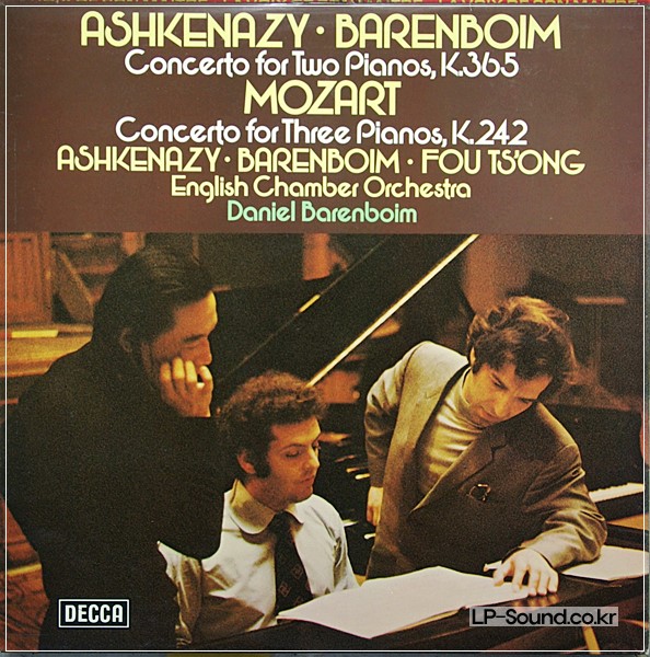 MOZART CONCERTO FOR 2 PIANOS, K.365, CONCERTO FOR 3 PIANOS, K.242