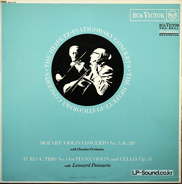MOZART: VIOLIN CONCERTO NO 5, TURINA: TRIORCA SB-6715