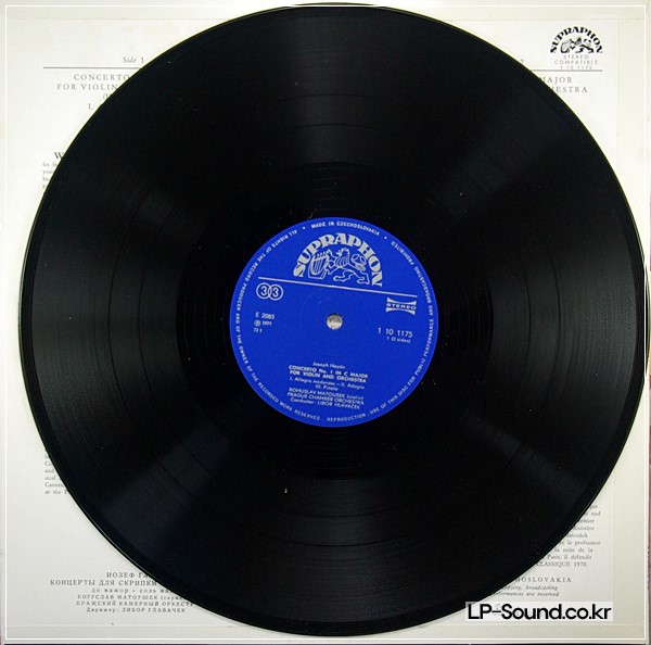 HAYDN - VIOLIN CONCERTO  SMATOUSEK BOHUSLAV SUPRAPHON