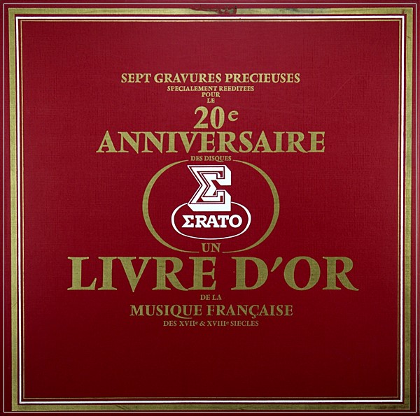 20TH ANNIVERSARY ERATO UN LIVRE D`OR DE LA MUSIQUE FRANCAISE 7LP BOX