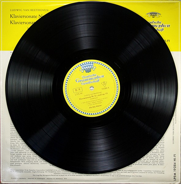BEETHOVEN PIANO SONATAS NO.8/31 / ELLY NEY  19084 LPEM