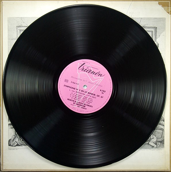 BEETHOVEN 9 SYMPHONIES CARL SCHURICHT TRIANON 7 LPS