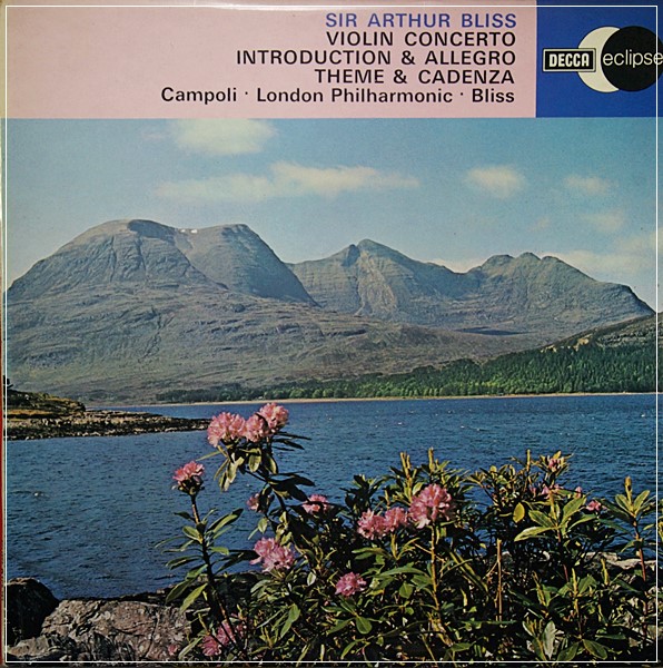 CAMPOLI BLISS VIOLIN CONCERTO SIR ARTHUR BLISS DECCA ECS 783