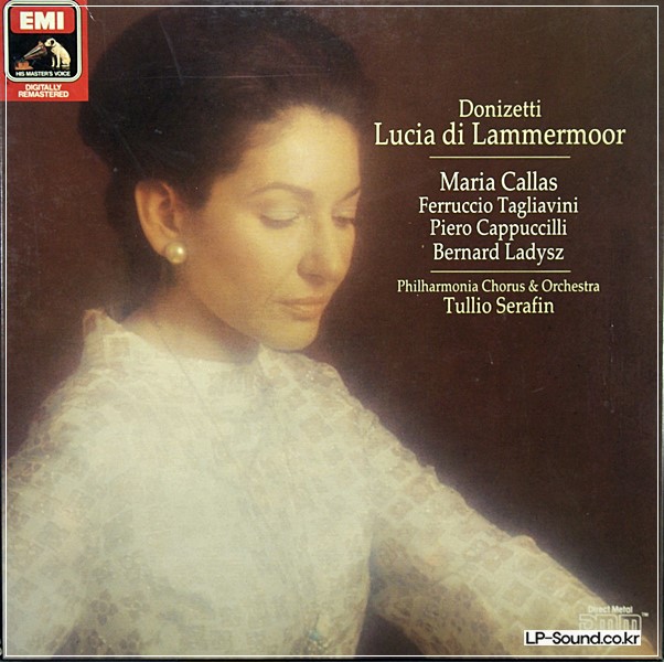 DONIZETTI LUCIA DI LAMMERMOOR MARIA CALLAS TULLIO SERAFIN EMI DIGITAL 2LP BOX