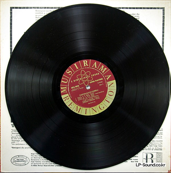 REMINGTON RLP 199-23 BACH CORELLI TARTINI SNTS & PRELUDE *ALBERT SPALDING