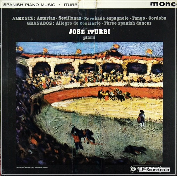 ALBENIZ GRANADOS SPANISH PIANO MUSIC JOSE ITURBI   33CX 1743