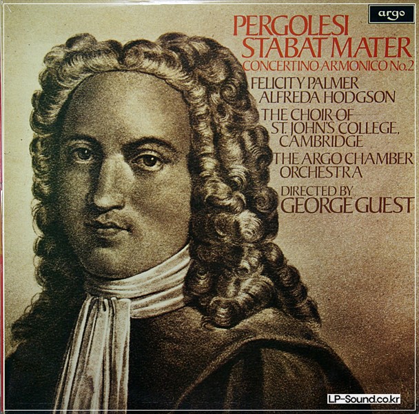 PERGOLESI STABAT MATER GUEST PALMER HODGSON ZRG-913