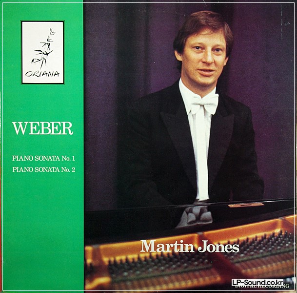 WEBER PIANO SONATA NO.1/2 MARTIN JONES ONA 0001
