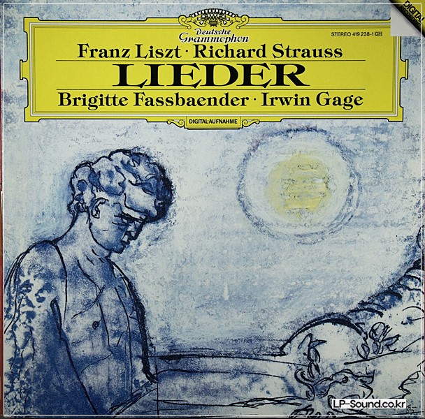 LISZT RICHARD STRAUSS FASSBAENDER LIEDER GAGE 419 238-1