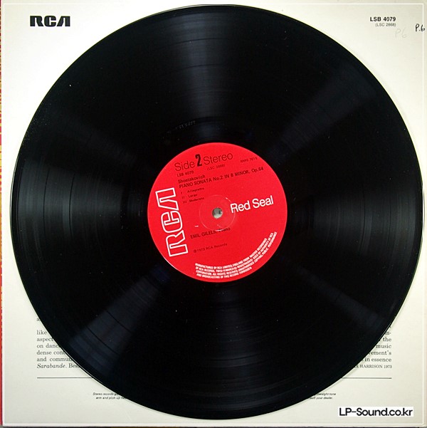 JOHANN SEBASTIAN BACH , DMITRI SHOSTAKOVICH , EMIL GILELS - FRENCH SUITE NO.5 /