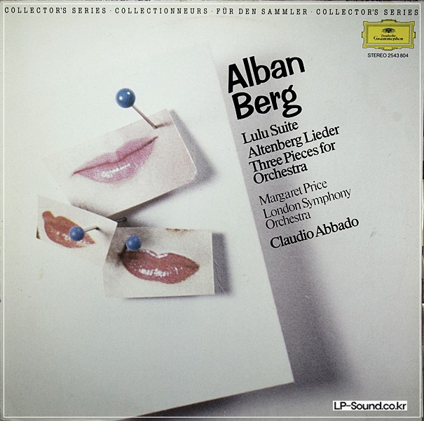 ALBAN BERG LULU ABBADO LSO MARGARET PRICE ‎LP DGG 2543 804