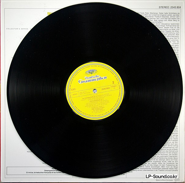 ALBAN BERG LULU ABBADO LSO MARGARET PRICE ‎LP DGG 2543 804