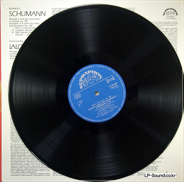 SCHUMANN & LALO CELLO CONCERTOS STANISLAV APOLIN, VALEK SUPRAPHON 11103428