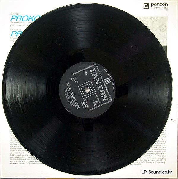 STANISLAV APOLIN,CELLO,PROKOFIEV, PANTON  8110 0466G