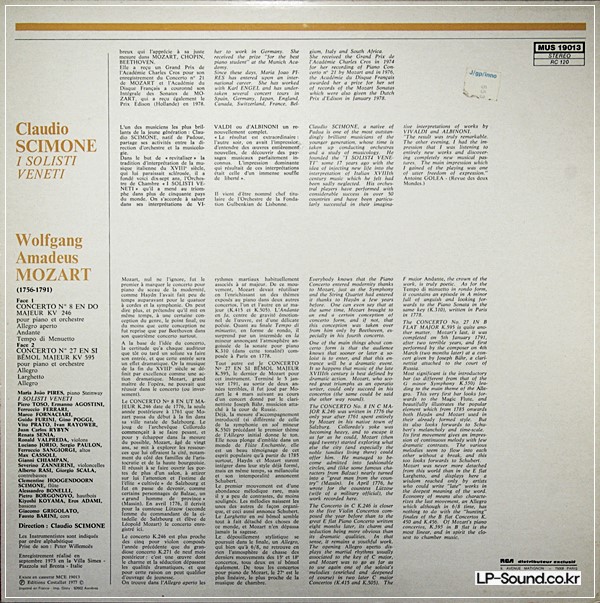 MOZART: PIANO CONCERTO - MARIA JOAO PIRES - FRENCH ERATO