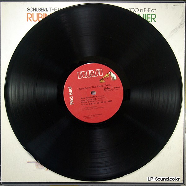 SCHUBERT TRIOS RUBINSTEIN SZERYNG FOURNIER 2 LP RCA ARL 2-0731