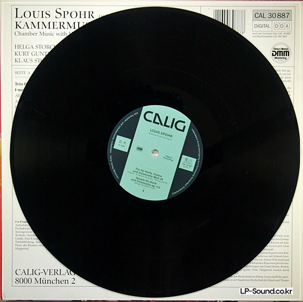LOUIS SPOHR  CHAMBER MUSIC WITH HARP  CAL 30887