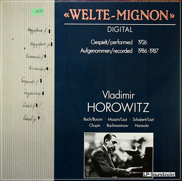 VLADIMIR HOROWITZ–«WELTE-MIGNON» DIGITAL · VLADIMIR HOROWITZ 1926