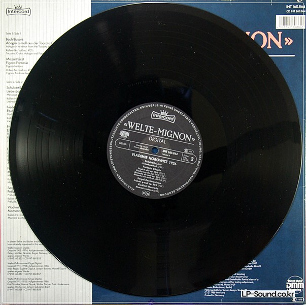 VLADIMIR HOROWITZ–«WELTE-MIGNON» DIGITAL · VLADIMIR HOROWITZ 1926