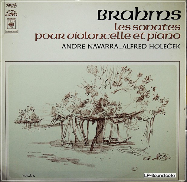 BRAHMS CELLO SONATAS NAVARRA /SUPRAPHON SUA ST 50375 STEREO