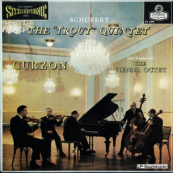 SCHUBERT TROUT QUINTET - LONDON BLUEBACK CS 6090