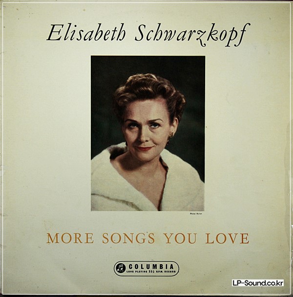 ELISABETH SCHWARZKOPF MORE SONGS YOU LOVE ORIG 33CX 1482