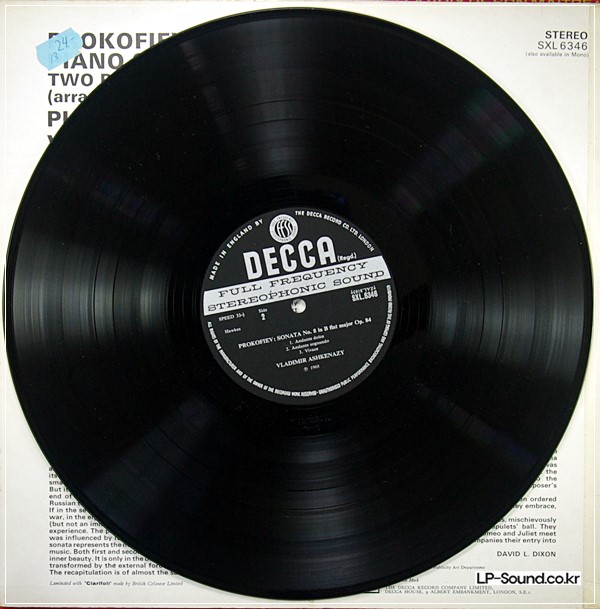 PROKOFIEV PIANO SONATAS NOS. 7 & 8  HKENAZY XL 6346