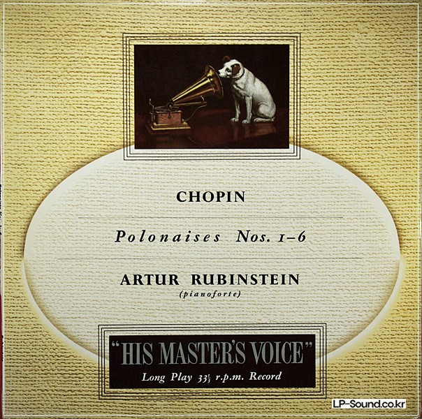 CHOPIN POLONAISES RTUR RUBINSTEIN  ALP 1028