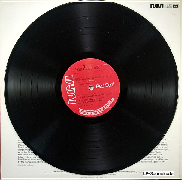 FRANCK / RAVEL - VIOLIN SONATAS LYDIA MORKOVITCH RL 25166