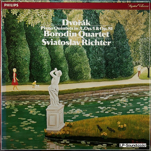 DVORAK PIANO QUINTETS BORODIN QUARTET RICHTER PHILIPS DIGITAL 2LP