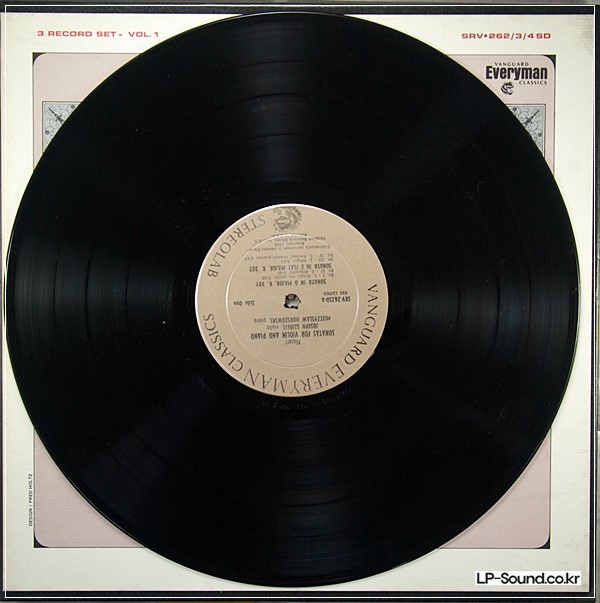 JOSEPH SZIGETI 'MOZART THE FIFTEEN SONATAS FOR VIOLIN AND PIANO’ VOL 1