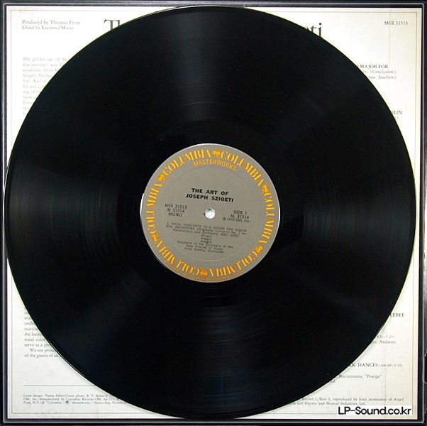 THE ART OF JOSEPH SZIGETI - COLUMBIA MASTERWORKS M6X 31513 (6 LP BOX SET)