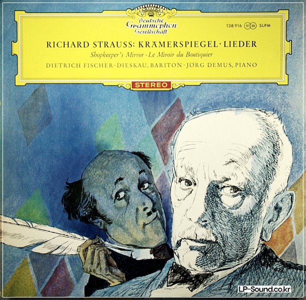 RICHARD STRAUSS KRAMERSPIEGEL FISCHER-DIESKAU  SLPM 138 916  RED