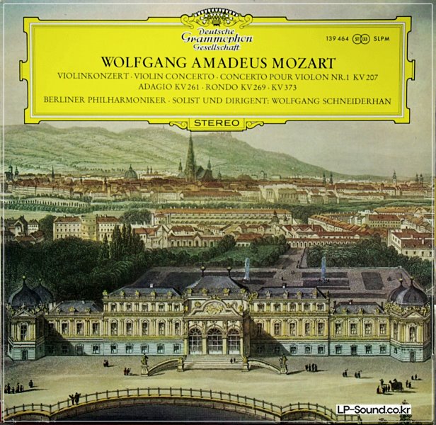 MOZART VIOLIN CONCERTO NO.1 SCHNEIDERHAN DGG SLPM 139 464