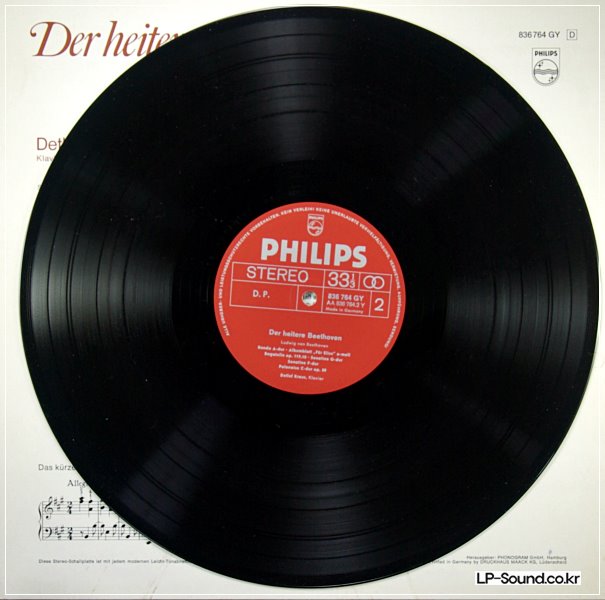 DETLEF KRAUS DER HEITERE BEETHOVEN VINYL PHILIPS 836 764 GY