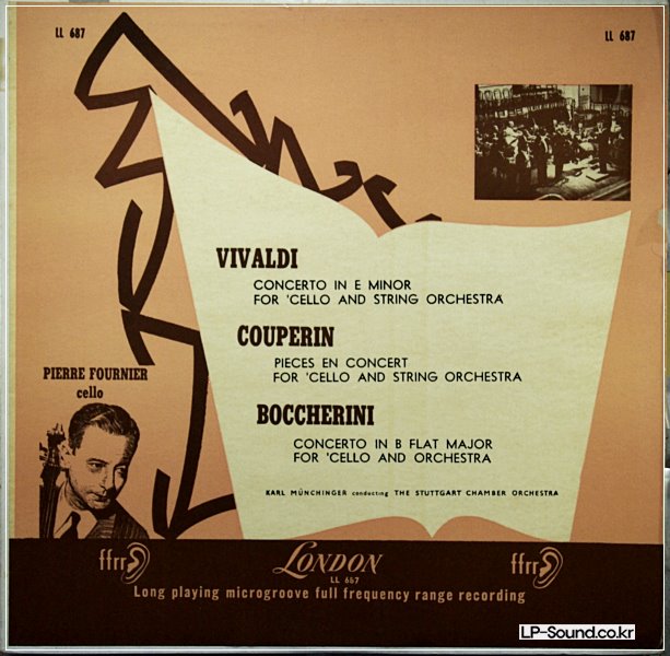 PIERRE FOURNIER CELL CTO VIVALDI COUPERIN BOCCHERINI UK LONDON LL 687