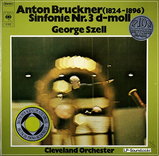 BRUCKNER, SYMPHONY NO. 3 GEORGE SZELL CLEVELAND GERMAN