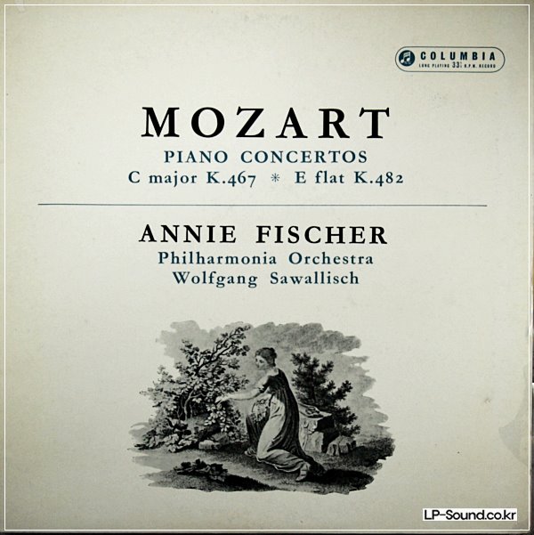 MOZART PIANO CONCERTOS ANNIE FISCHER SAWALLISCH 33CX 1630