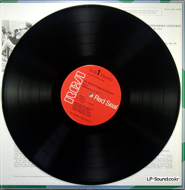 MOZART/MENDELSSOHN   HEIFETZ/ PIATIGORSKY TRIOS  RCA LSC-3048