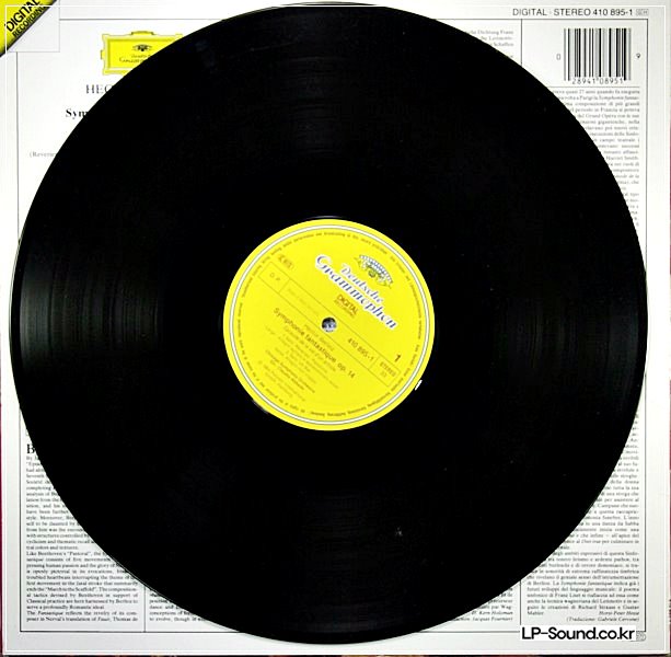 BERLIOZ - SYMPHONIE FANTASTIQUE ABBADO CHICAGO  DG 410 895-1