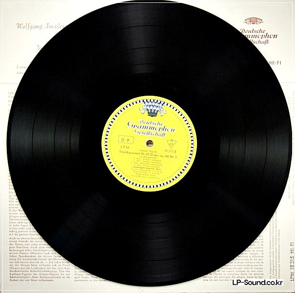 HAYDN STRING QUARTETS LOEWENGUTH QUARTET DGG LPM 18 315 TULIP