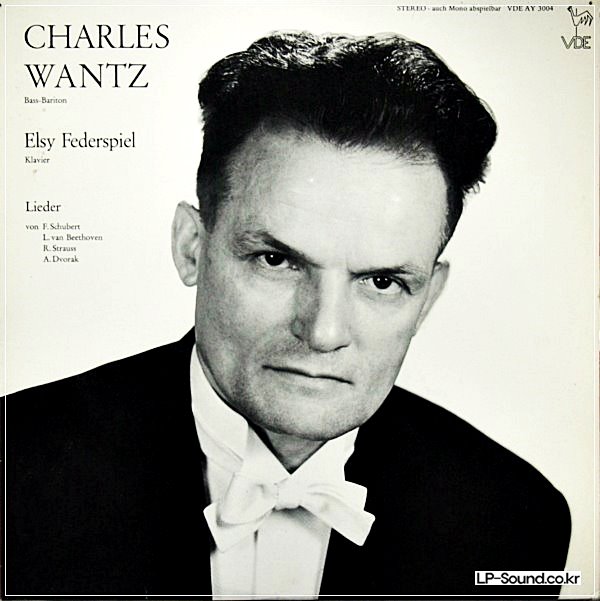 SCHUBERT.BEETHOVEN.STRAUSS DVORAK: LIEDER – CHARLES WANTZ – ELSY FEDERSPIEL VDE 30-004