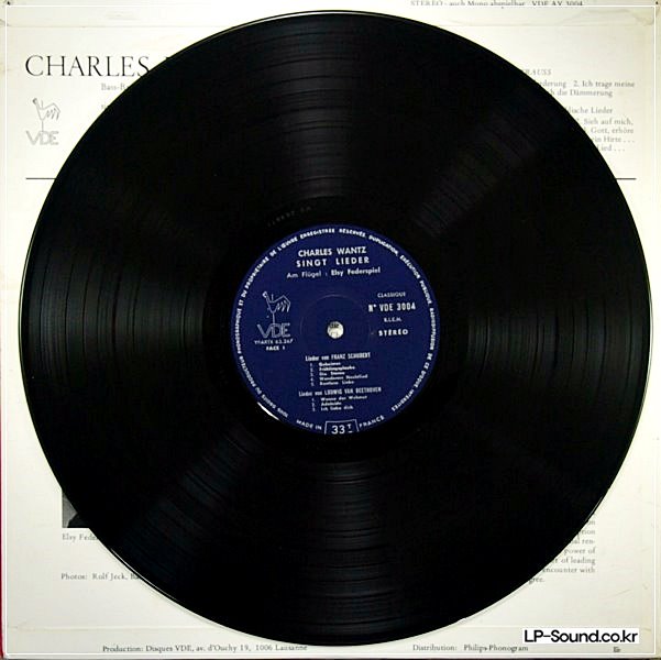 SCHUBERT.BEETHOVEN.STRAUSS DVORAK: LIEDER – CHARLES WANTZ – ELSY FEDERSPIEL VDE 30-004