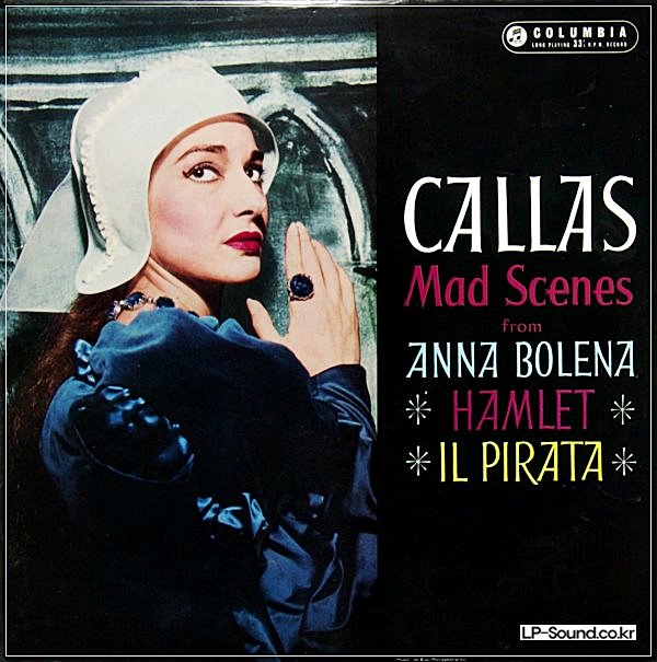 MARIA CALLAS IN MAD SCENES ORIG COLUMBIA 33CX 1645