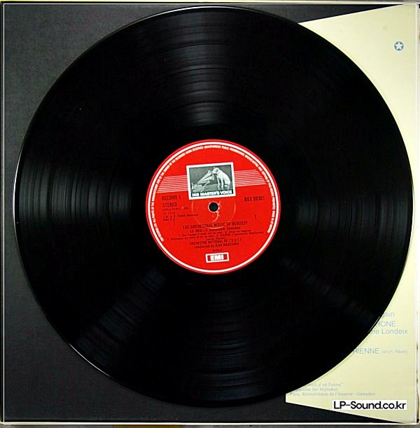 DEBUSSY: ORCHESTRAL MUSIC...JEAN MARTINON/EMI SLS 893...5LP BOX SET