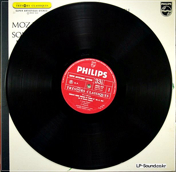 MOZART VIOLIN SONATA NO.40 NO.42 HASKIL GRUMIAUX PHILPS 6500 323